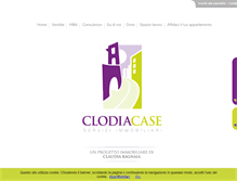 Tablet Screenshot of clodiacase.it